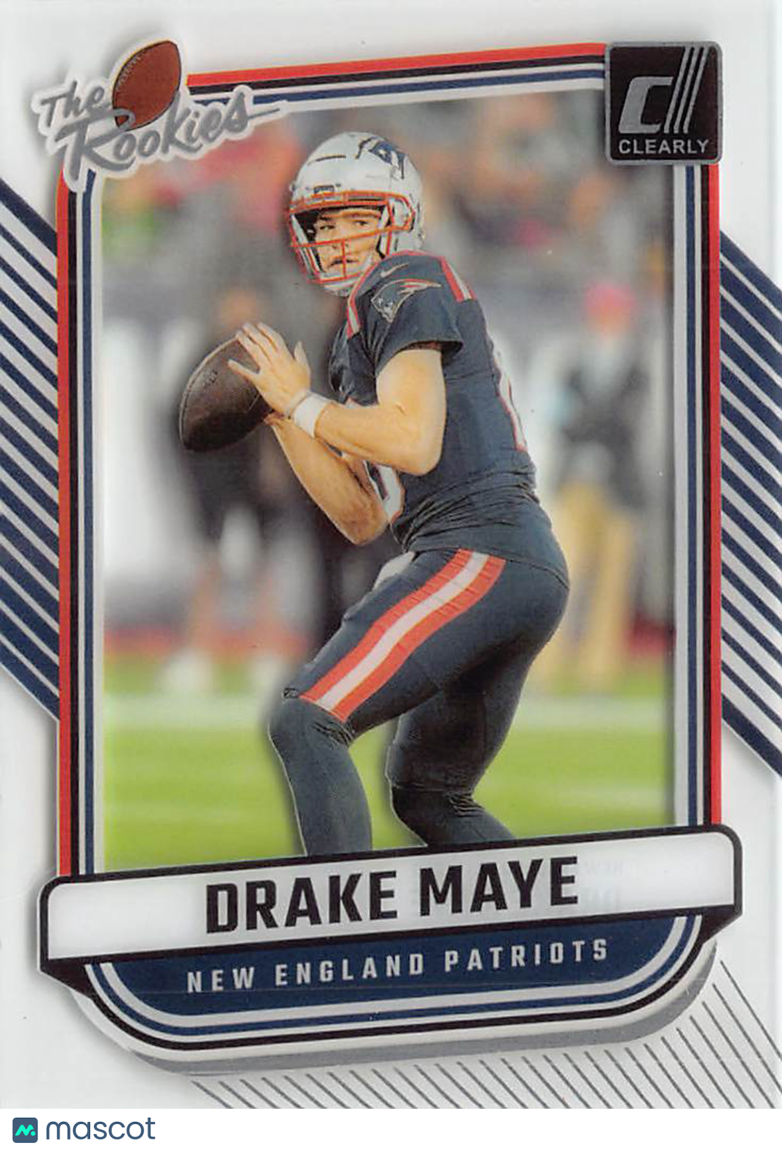 2025 Panini Clearly Donruss Drake Maye The Rookies #3 New England Patriots
