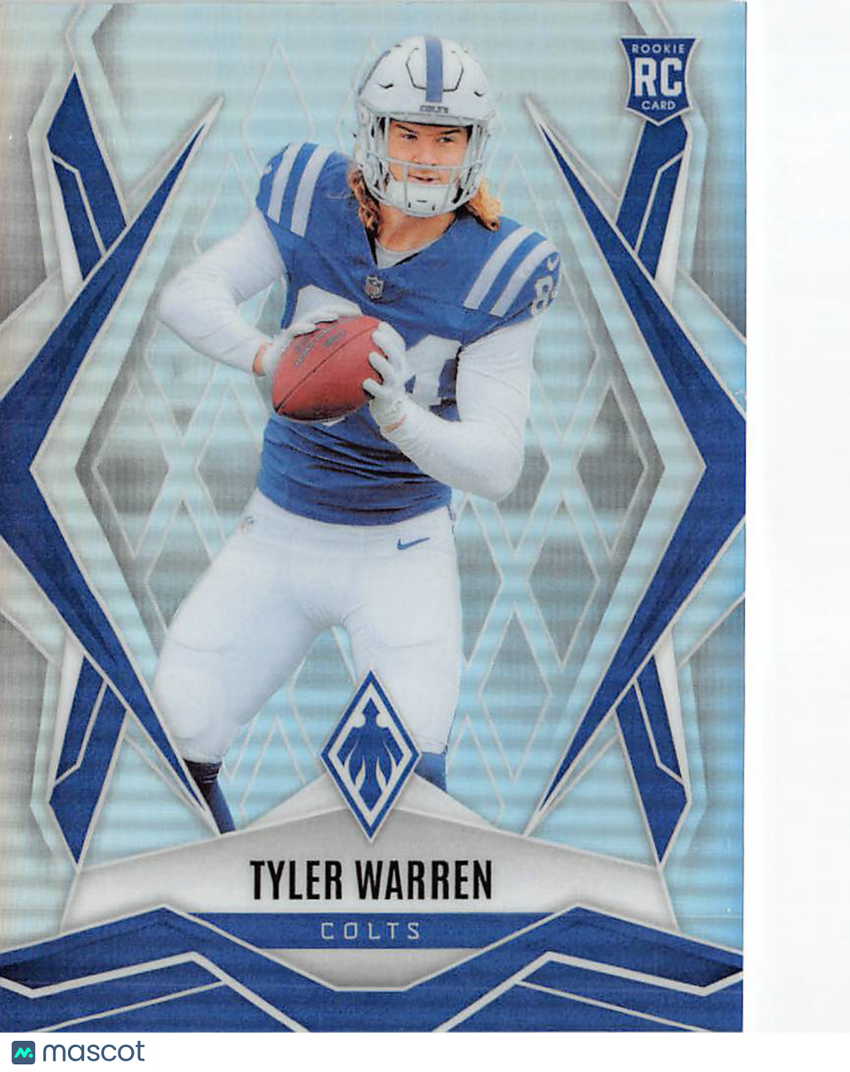 2025 Panini Phoenix Football Tyler Warren Silver Rookie RC #185 Colts