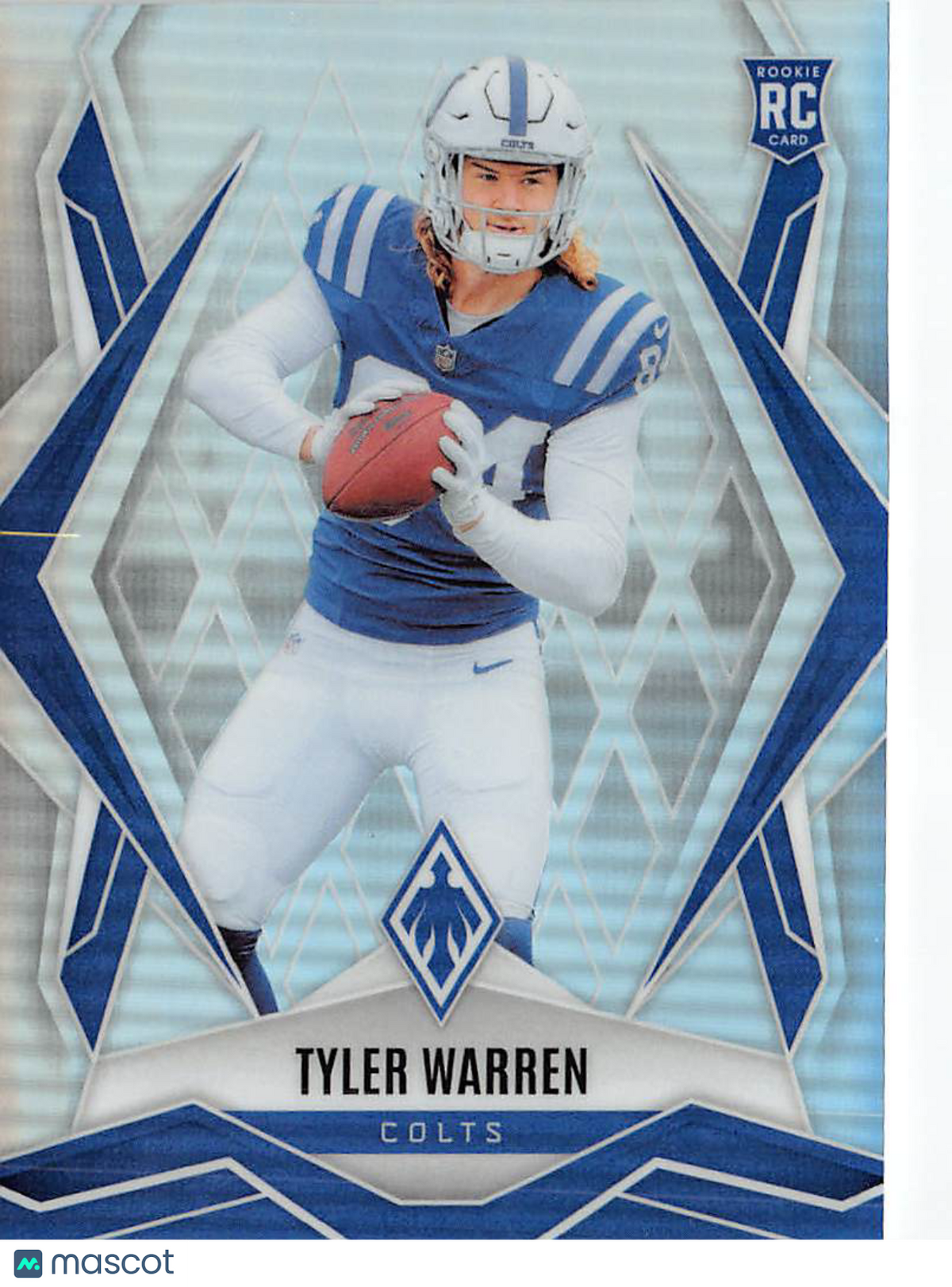 2025 Panini Phoenix Football Tyler Warren Silver Rookie RC #185 Colts