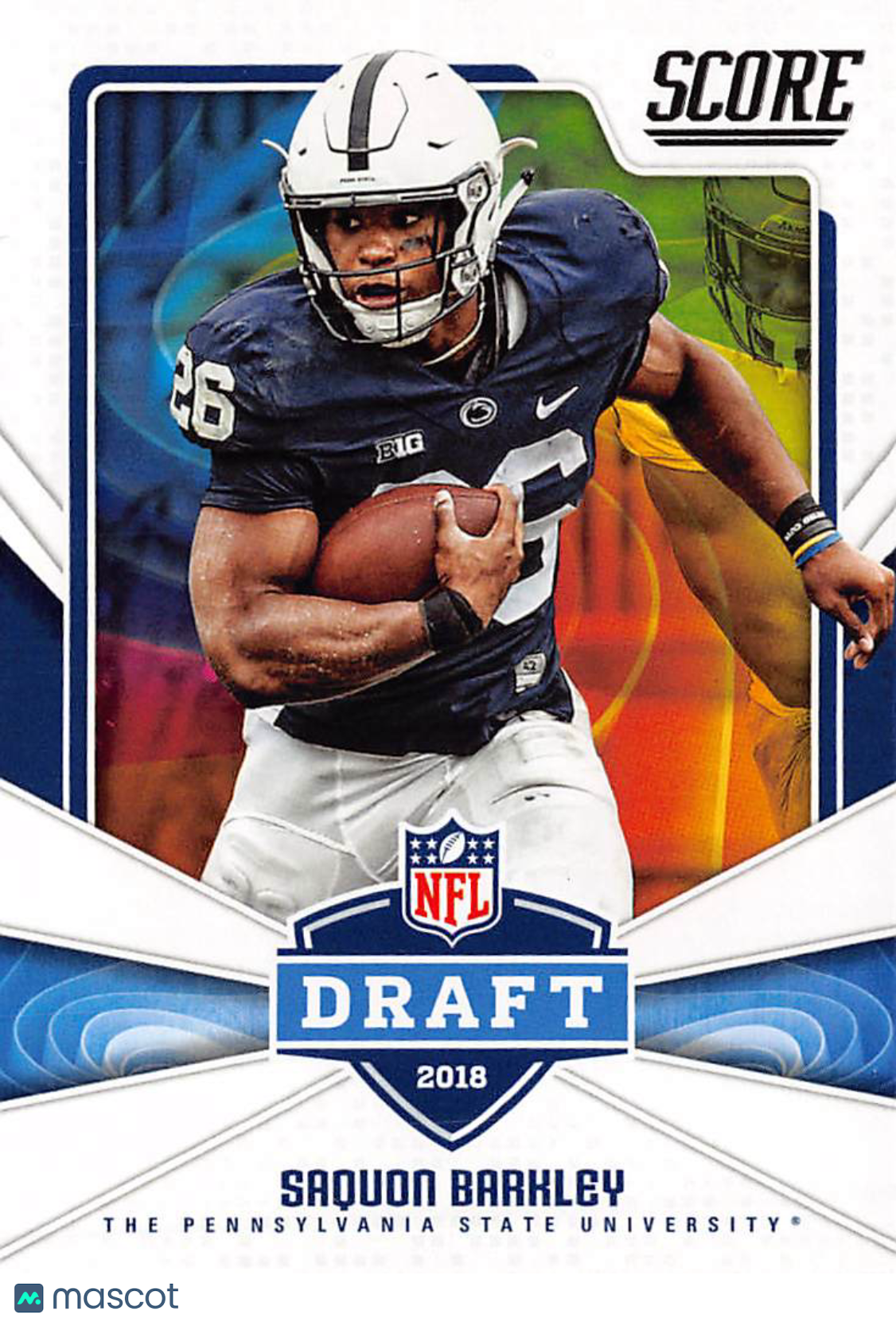 2018 Panini Score Saquon Barkley Draft Rookie #6 Penn State Nittany Lions