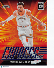2024-25 Optic Donruss Express Lane Victor Wembanyama Purple #19 Spurs