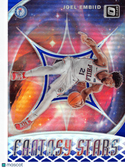 2019-20 Panini Donruss Optic Joel Embiid Holo Fantasy Stars #3 76ers