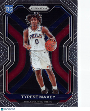 2020-21 Panini Prizm Basketball Tyrese Maxey Rookie RC #256 Philadelphia 76ers