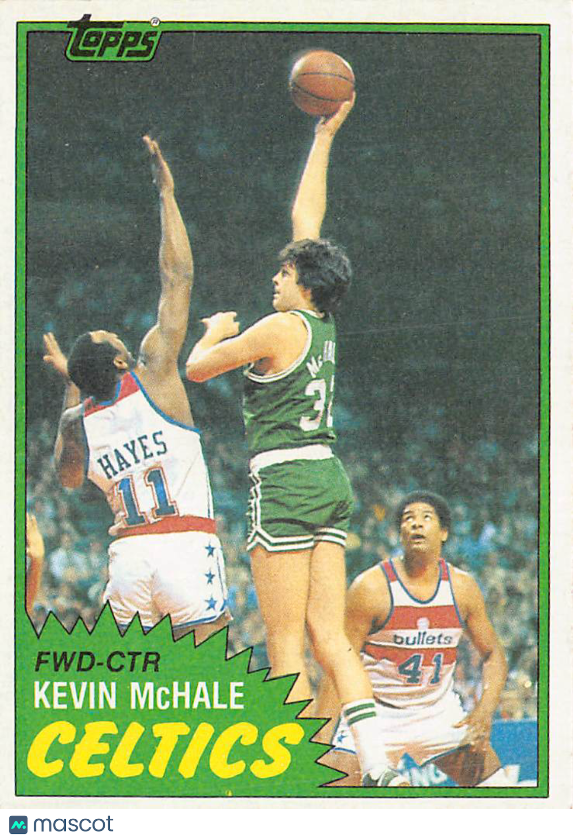 1981-82 Topps Kevin McHale Rookie #75 Boston Celtics