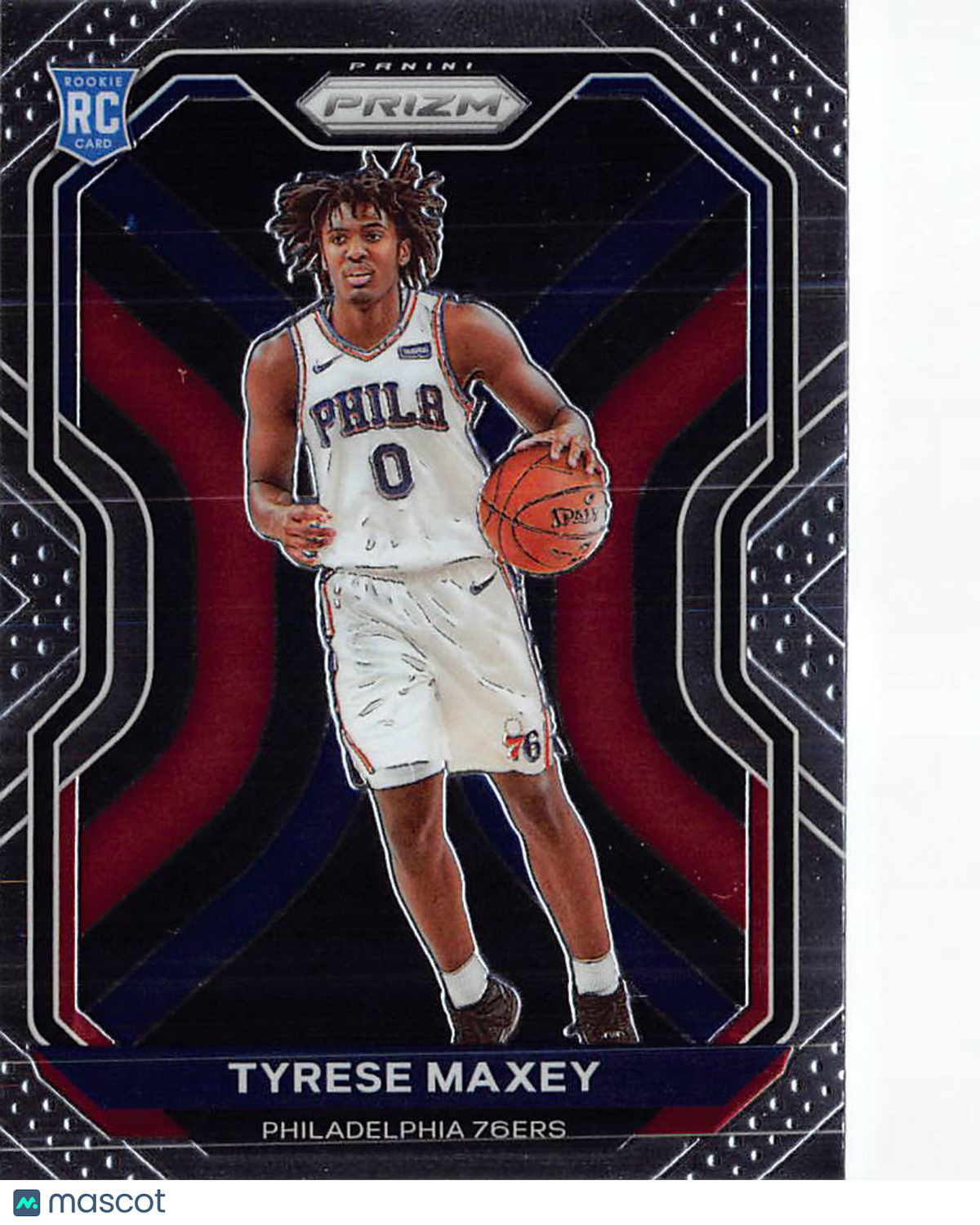 2020-21 Panini Prizm Tyrese Maxey Rookie RC #256 Philadelphia 76ers