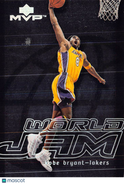 2000-01 Upper Deck MVP World Jam Kobe Bryant #WJ1 Los Angeles Lakers