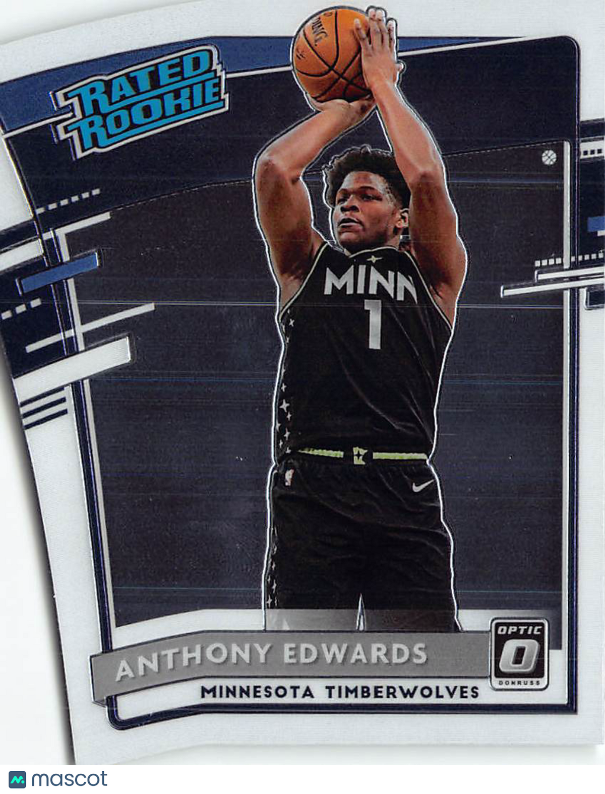 2020-21 Panini Donruss Optic Anthony Edwards Rated Rookie #151 Timberwolves