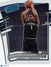2020-21 Panini Donruss Optic Anthony Edwards Rated Rookie #151 Timberwolves