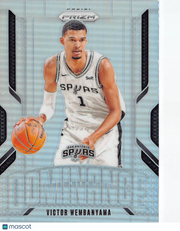 2024-25 Panini Prizm Victor Wembanyama Silver Dominance Rookie #7 Spurs