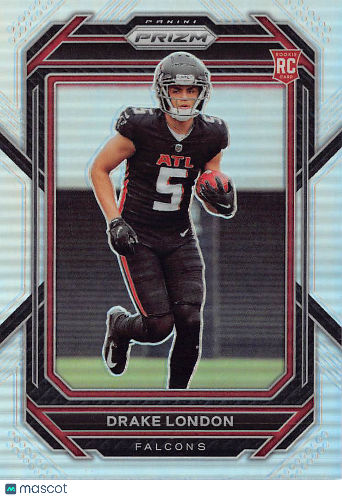 2022-23 Panini Prizm Football Drake London Silver Rookie RC #308 Atlanta Falcons