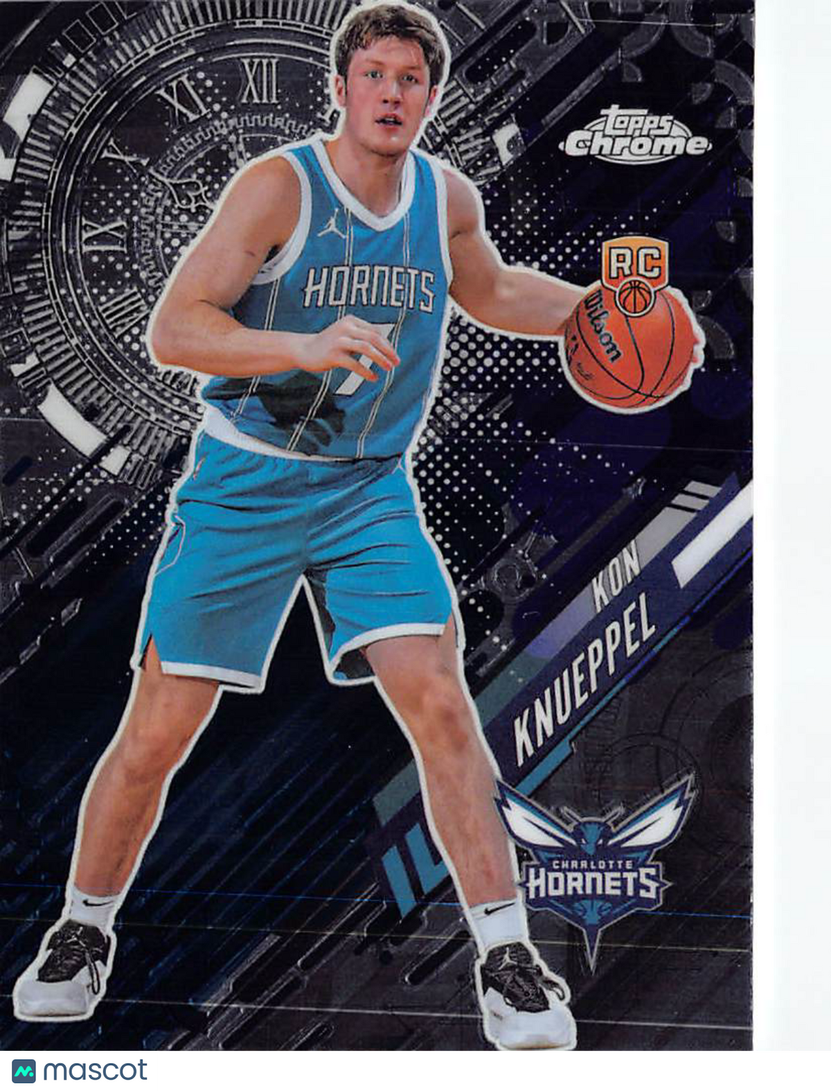 2025-26 Topps Chrome Kon Knueppel Go Time Rookie RC #GT-19 Charlotte Hornets
