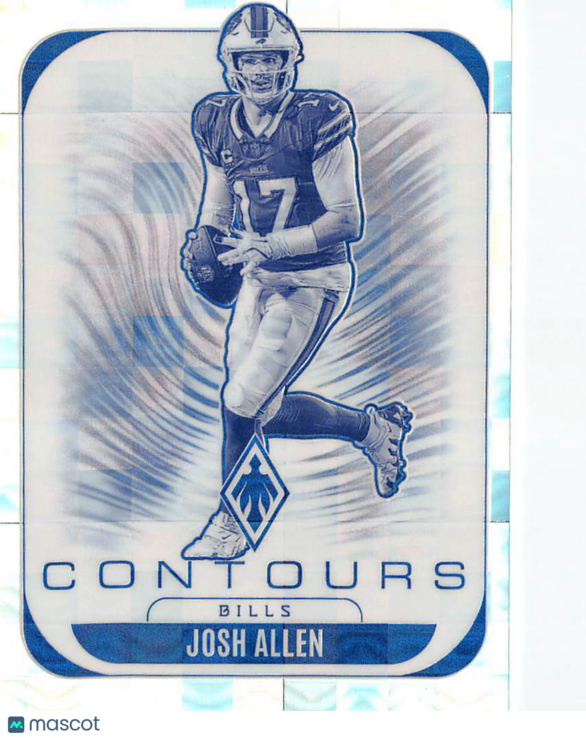 2025 Panini Phoenix Football Josh Allen Pandora Contours /249 #4 Buffalo Bills