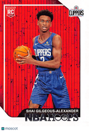 2018 Panini Hoops Shai Gilgeous-Alexander Rookie RC #262 Los Angeles Clippers