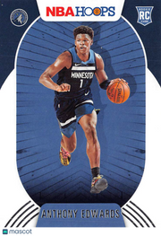 2020 Panini Hoops Anthony Edwards Rookie RC #216 Minnesota Timberwolves