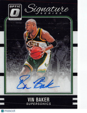 2016-17 Panini Donruss Optic Vin Baker Autograph #28 Seattle SuperSonics