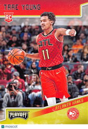 2018-19 Panini Chronicles Playoff Trae Young Rookie RC #175 Atlanta Hawks
