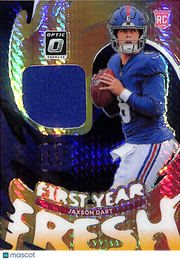 2025 Panini Donruss Optic Jaxson Dart First Year Fresh Rookie FYFBH-JDA Giants