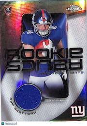 2025 Topps Chrome Football Cam Skattebo Relics Patch Rookie RC #RR-CS Giants