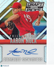 2014 Panini Prizm Perennial Draft Picks Aaron Nola Autograph Rookie #7 Phillies