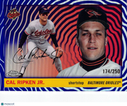 2025 Topps Chrome Platinum Anniversary Cal Ripken Jr. Purple Vibration /250 #305
