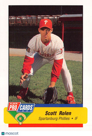 1994 Fleer ProCards Scott Rolen #1731 Spartanburg Phillies