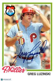 2012 Topps Archives Fan Favorites Autographs Greg Luzinski #FFA-GL Phillies