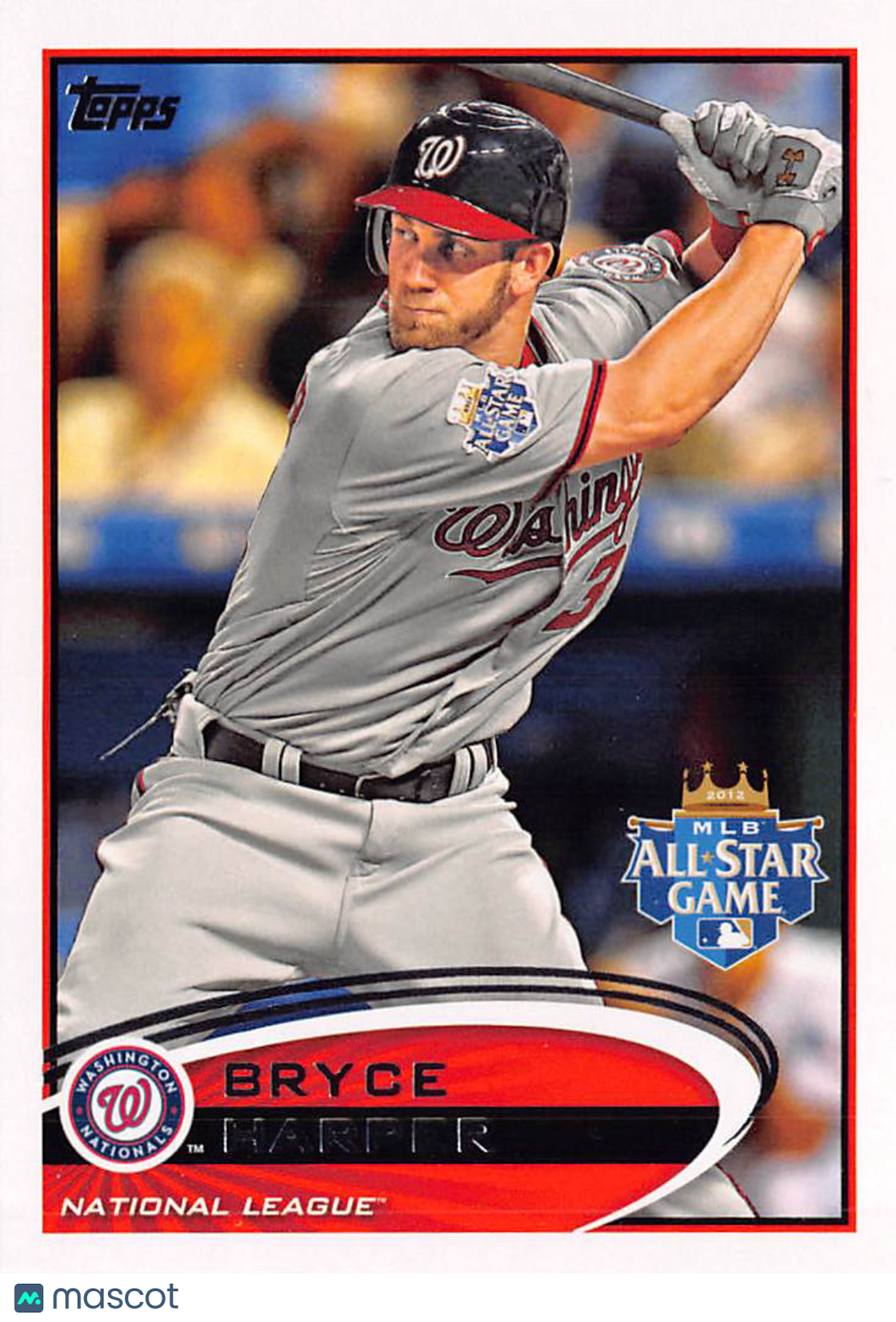 2012 Topps Update Bryce Harper All Star Game #US299 Washington Nationals