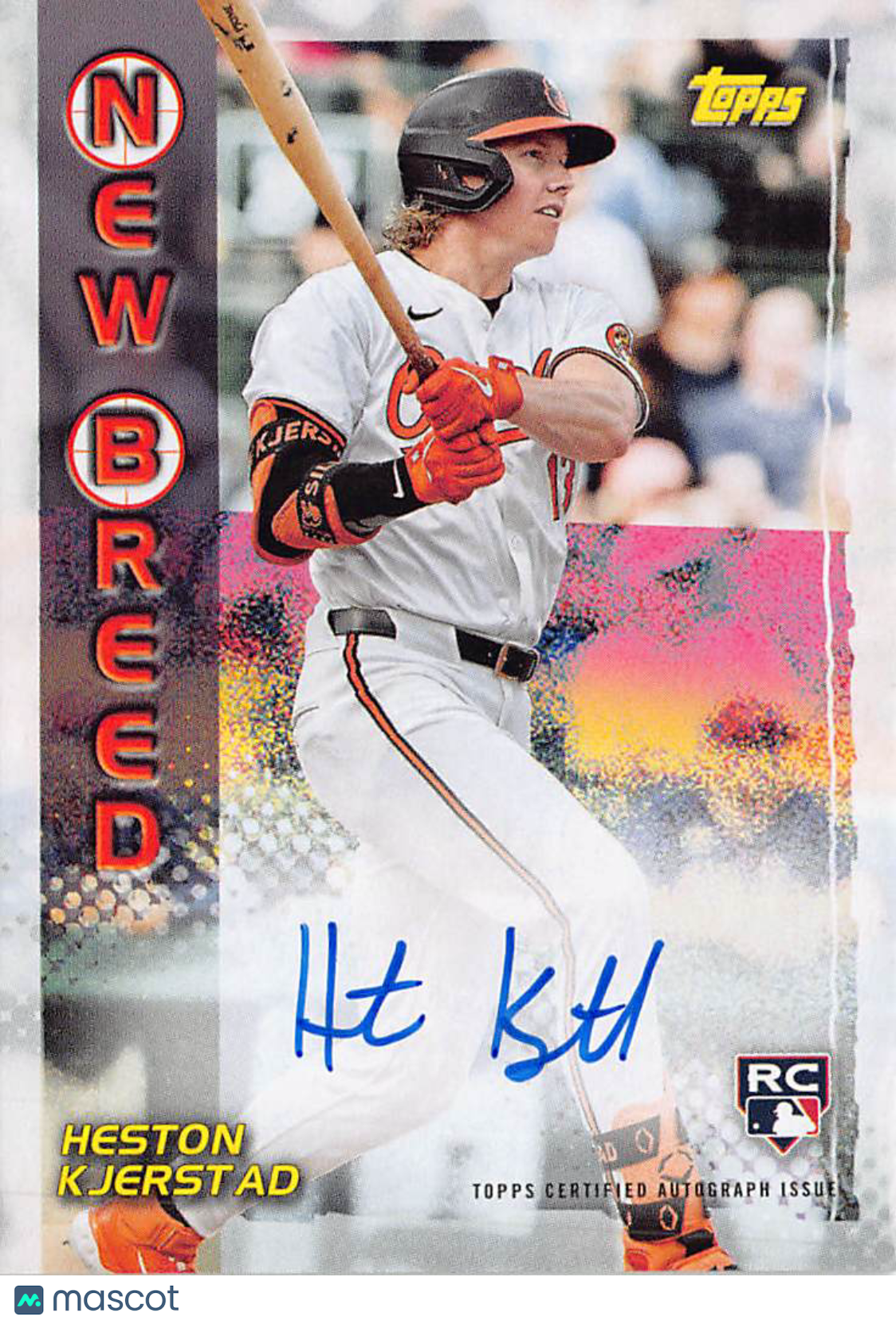 2024 Topps Archives Heston Kjerstad New Breed Auto Rookie RC #99NBA-HK Orioles