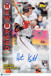 2024 Topps Archives Heston Kjerstad New Breed Auto Rookie RC #99NBA-HK Orioles