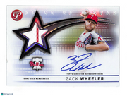 2022 Topps Pristine Zack Wheeler Slice of a Star Patch Auto #SSAR-ZW Phillies