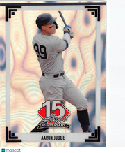 2025 Leaf 15th Anniversary Aaron Judge Silver Lava /15 #91B-1 New York Yankees