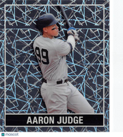 2025 Leaf 15th Anniversary Aaron Judge Mini Silver Laser /15 #48B-1 Yankees