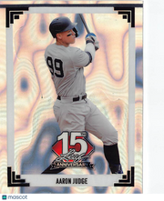 2025 Leaf 15th Anniversary Aaron Judge Silver Lava #91B-1 New York Yankees