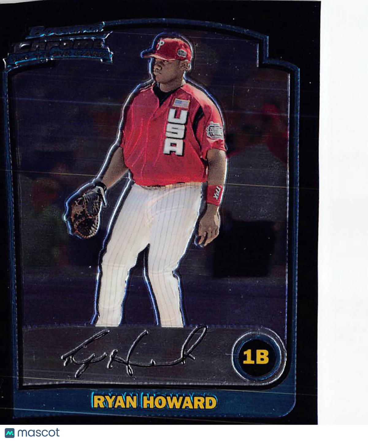 2003 Bowman Chrome Draft Picks & Prospects Ryan Howard Rookie #BDP138 Phillies