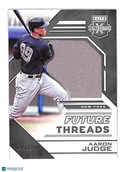 2016 Panini Elite Extra Edition Aaron Judge Future Threads Patch Rookie #FTSA-AJ