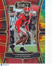 2023 Panini Select Draft Picks Kelee Ringo Tie-Dye /25 Rookie RC #25 Georgia