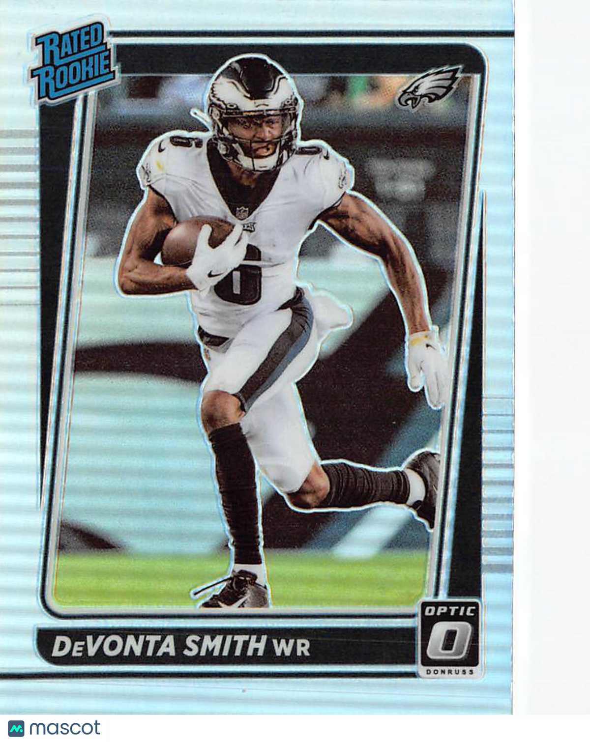 2021 Panini Donruss Optic DeVonta Smith Holo Rookie #205 Philadelphia Eagles