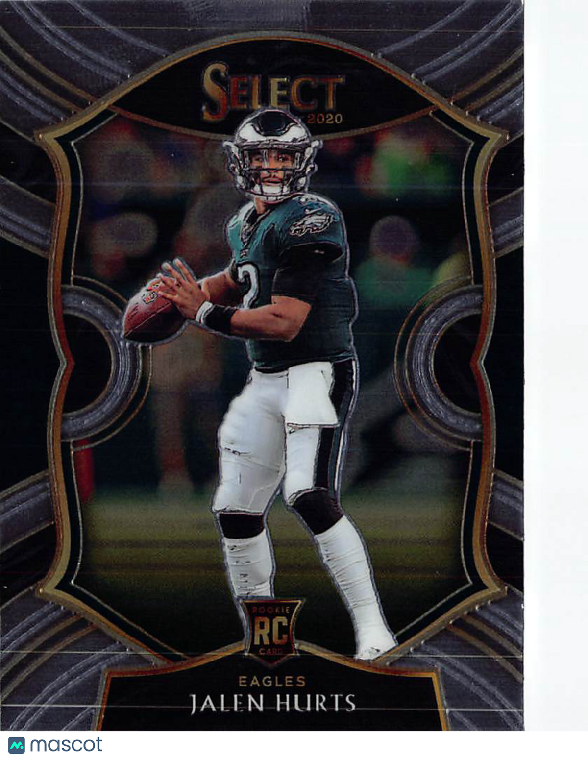 2020 Panini Select Football Jalen Hurts Rookie RC #50 Philadelphia Eagles
