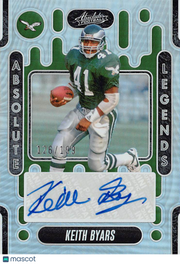 2024 Panini Absolute Football Keith Byars Legends Auto /199 #ALS-KBS Eagles