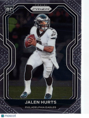 2020 Panini Prizm Football Jalen Hurts Rookie RC #343 Philadelphia Eagles