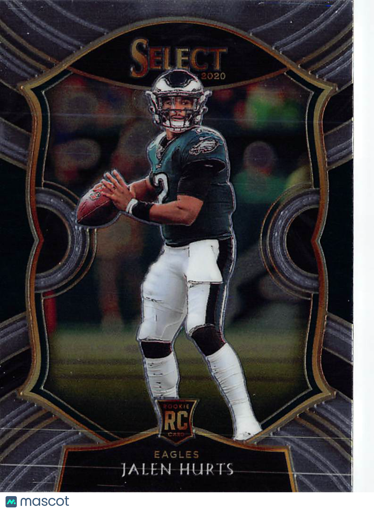 2020 Panini Select Jalen Hurts Rookie RC #50 Philadelphia Eagles