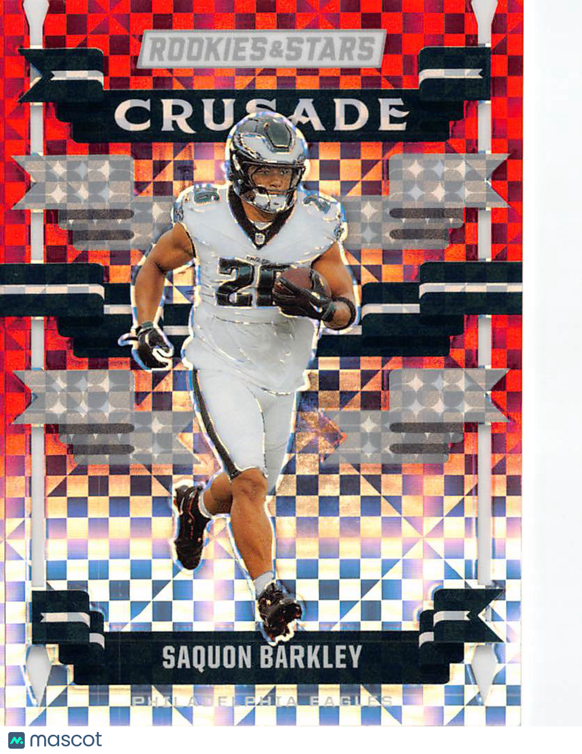 2024 Panini Rookies & Stars Crusade Saquon Barkley Red Plaid #C-SBY Eagles