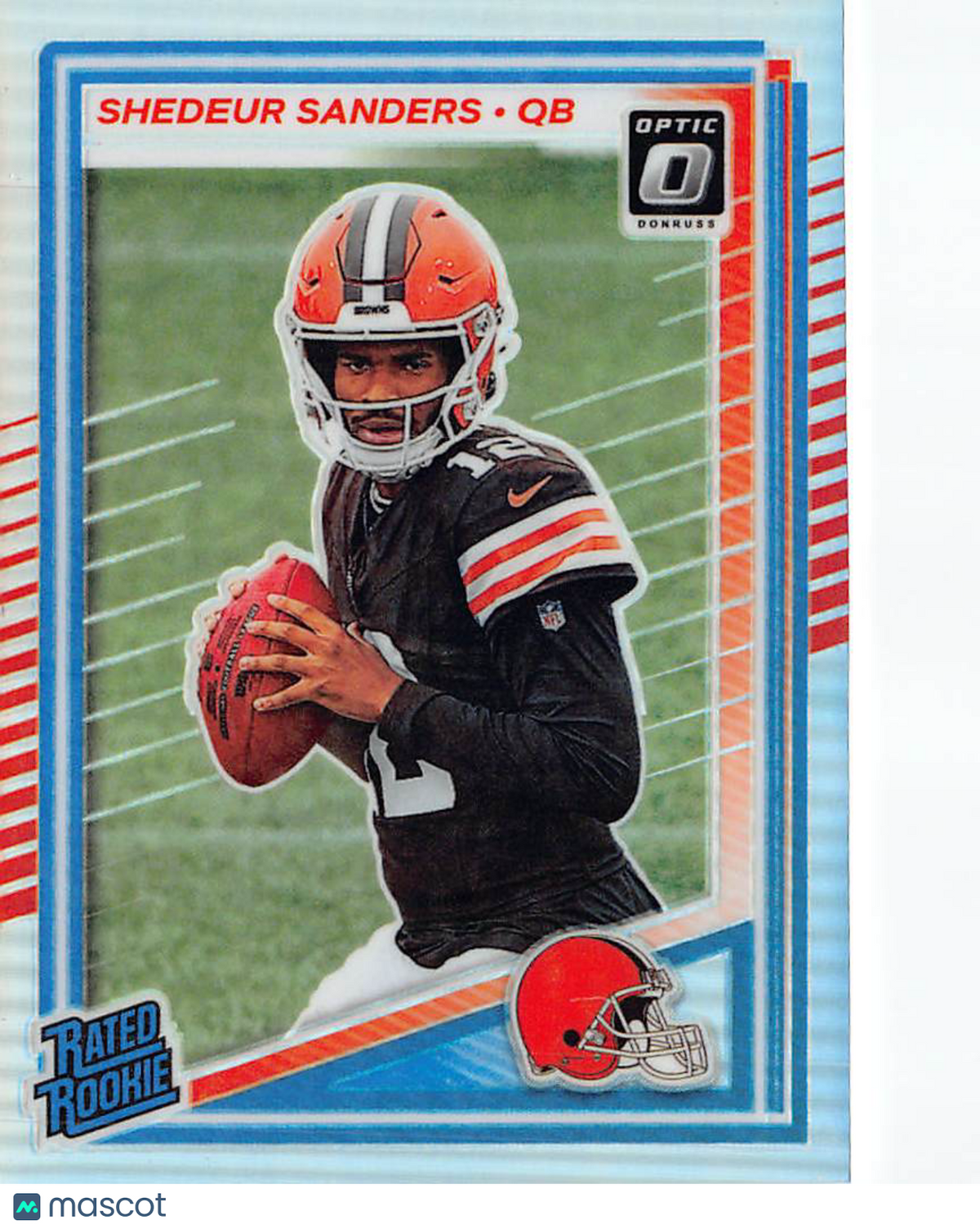 2025 Panini Donruss Optic Shedeur Sanders Holo Rated Rookie Rookie #203f Browns