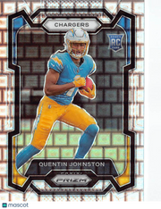2023 Panini Prizm Football Quentin Johnston Pandora /400 Rookie RC #353 Chargers