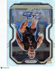 2020 Panini Prizm Football Zack Baun Silver Autograph Rookie #387 Saints