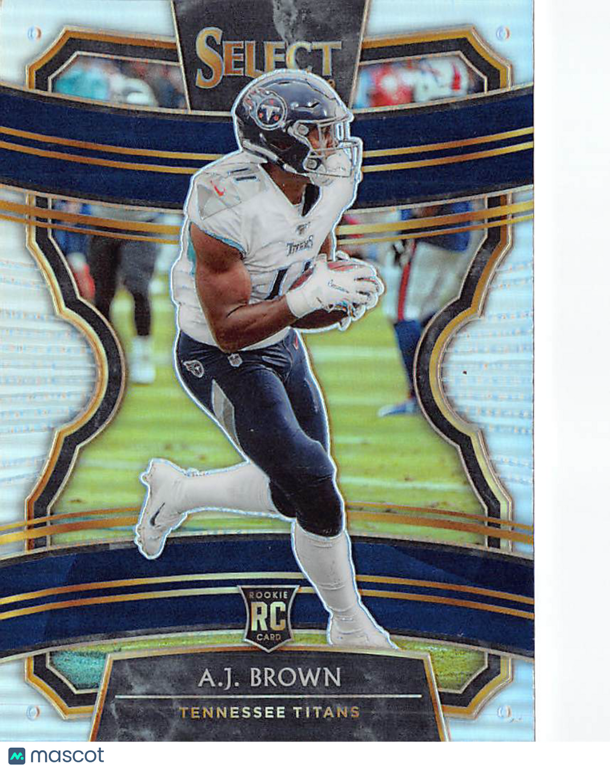 2020 Panini Select Football A.J. Brown Silver Rookie RC #30 Tennessee Titans