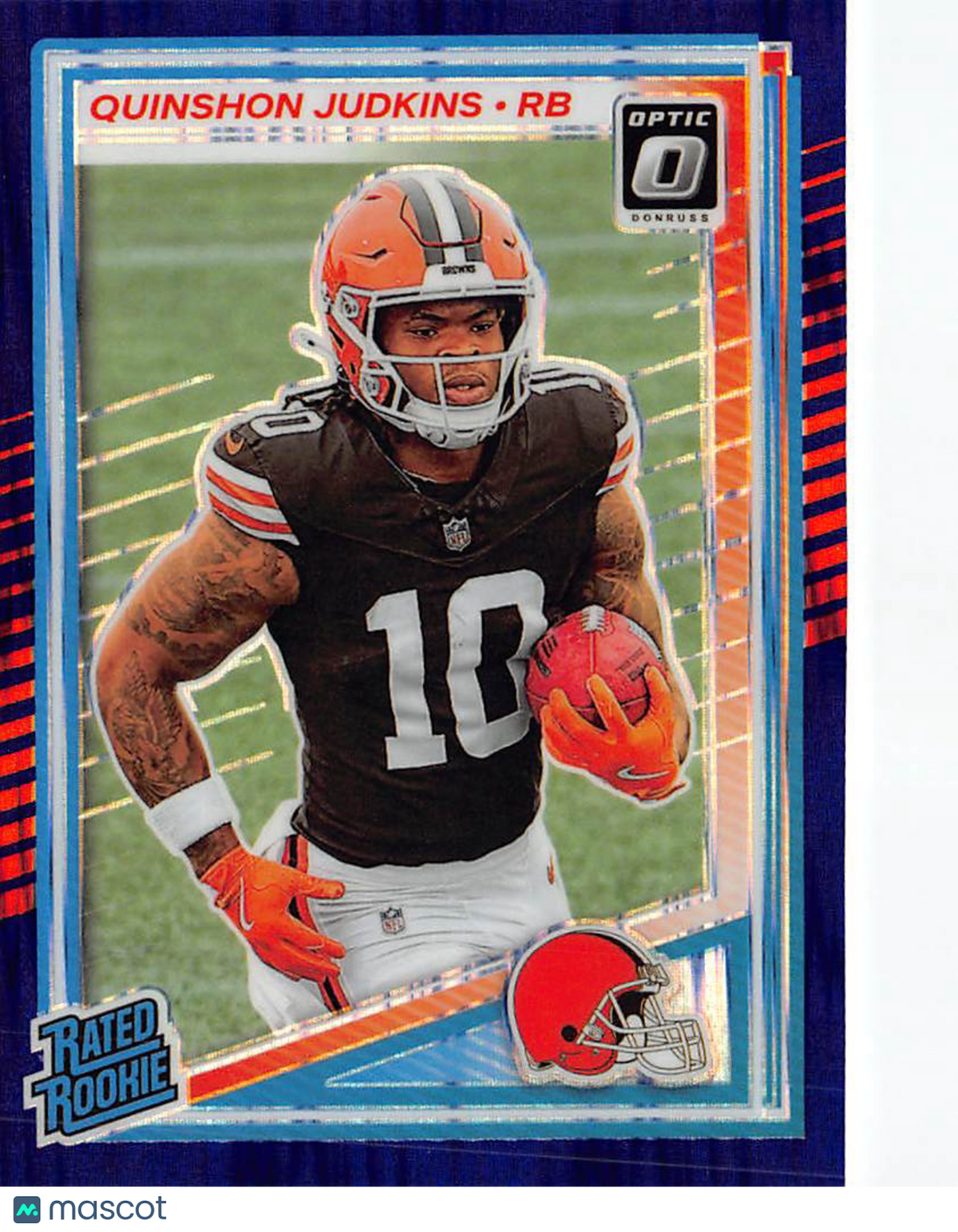 2025 Panini Donruss Optic Quinshon Judkins Purple Shock Rookie #252 Browns