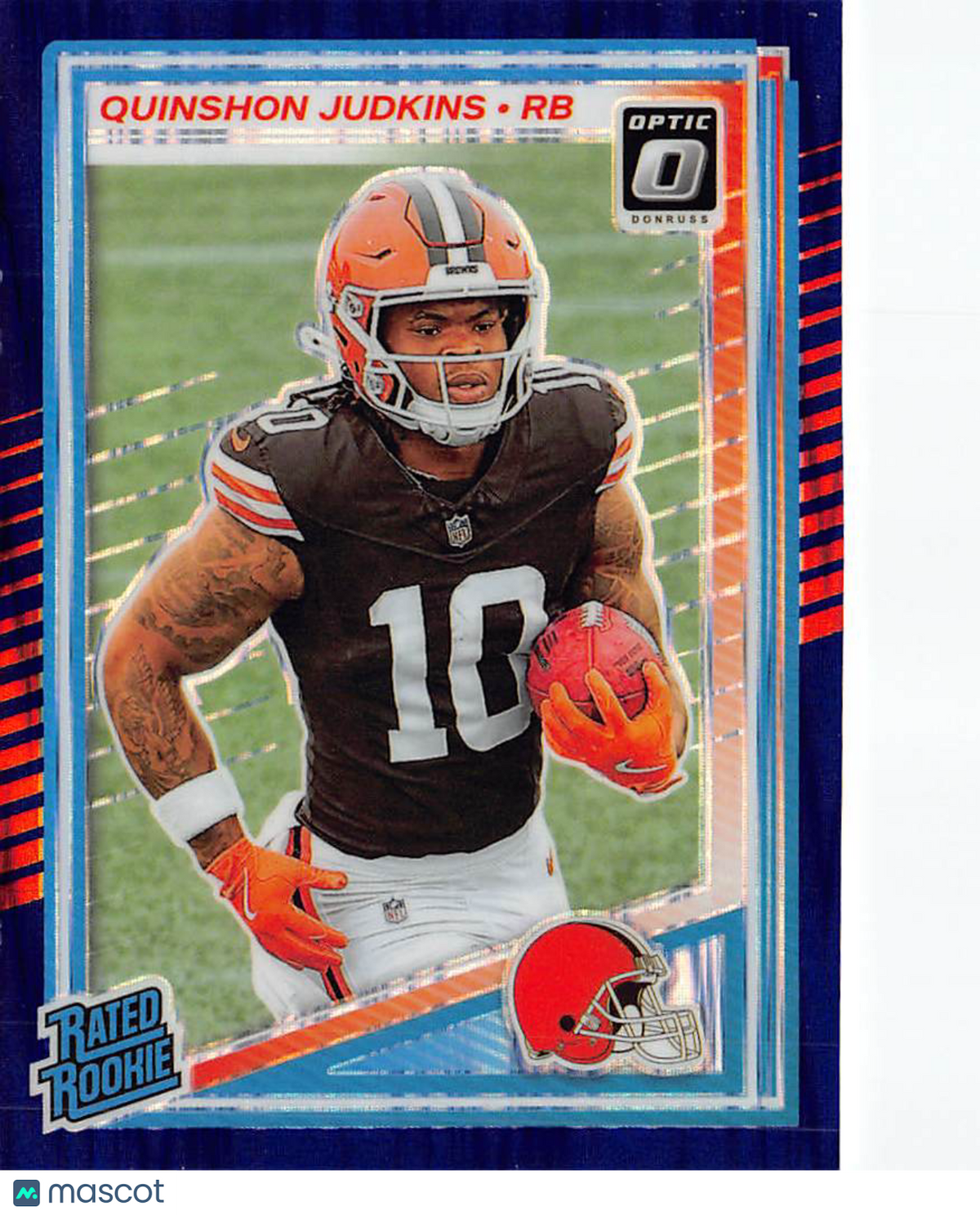 2025 Panini Donruss Optic Quinshon Judkins Purple Shock Rookie #252 Browns