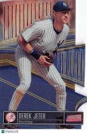1999 Topps Stadium Club Triumvirate Derek Jeter Die-Cut #T4A New York Yankees
