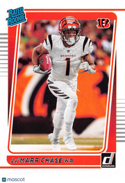 2021 Panini Donruss Ja'Marr Chase Rated Rookie Rookie #262 Cincinnati Bengals